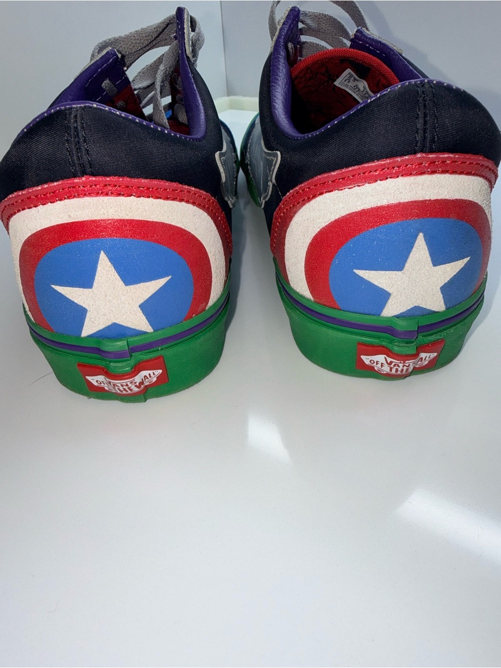 Vans x Marvel Old Skool Avengers Sneakers With Box | M9.5/W11 - Picture 6 of 9
